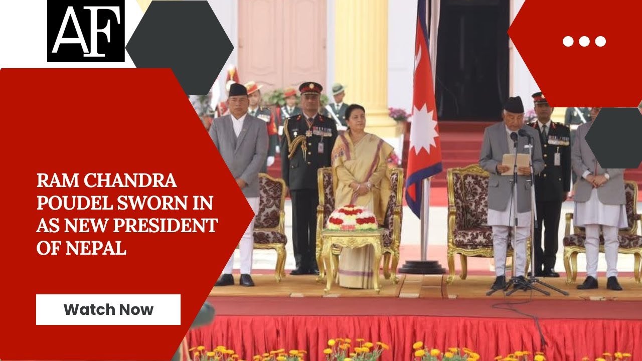 Ram Chandra Poudel sworn in as new President of Nepal