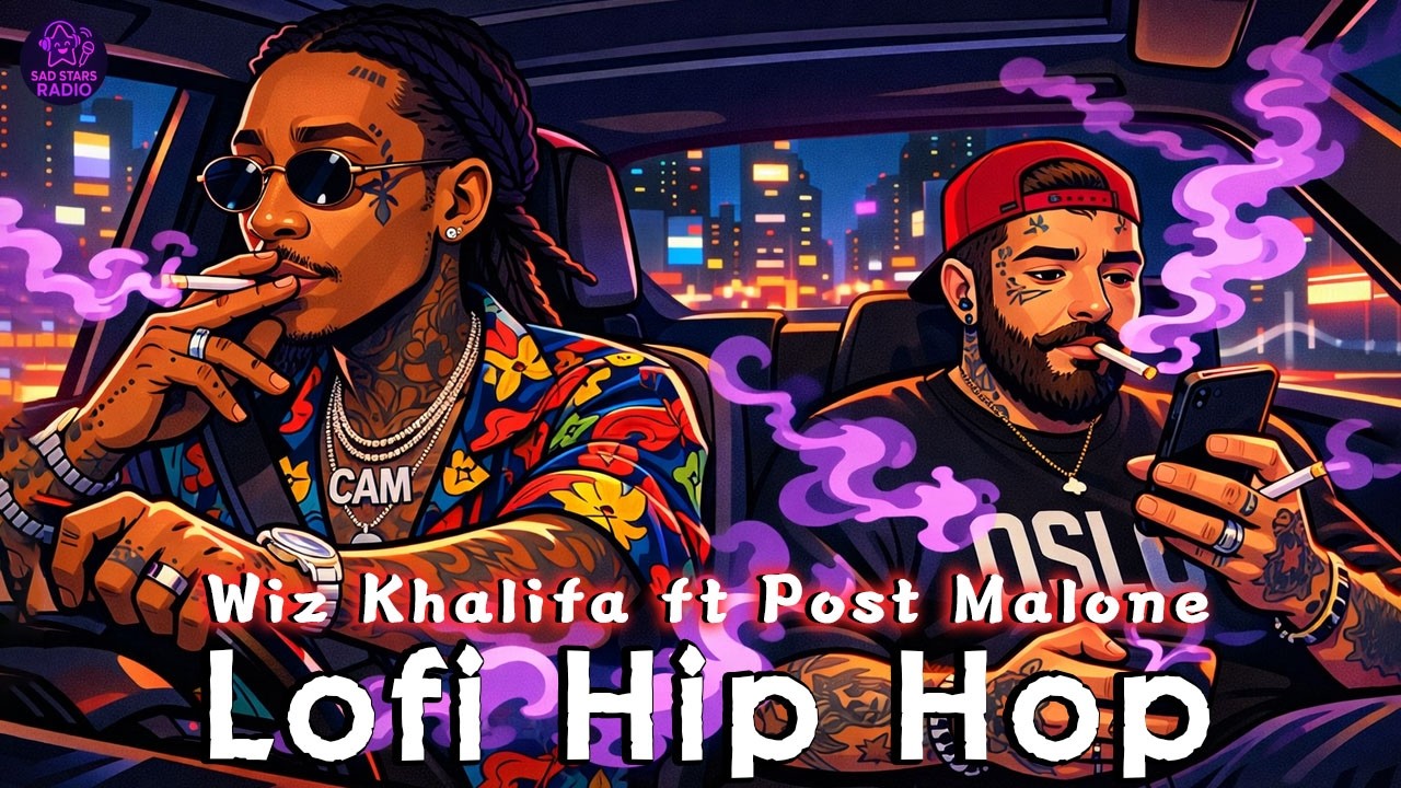 If Wiz Khalifa & Post Malone Made a Smoky Late Night LoFi Rap Song | Chill Hip Hop Vibes 2026 🖤