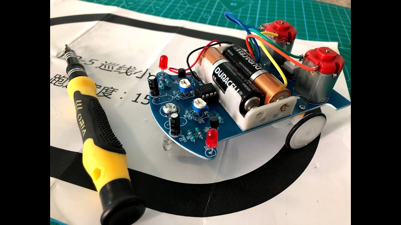 How to make line following robot / assembly and review