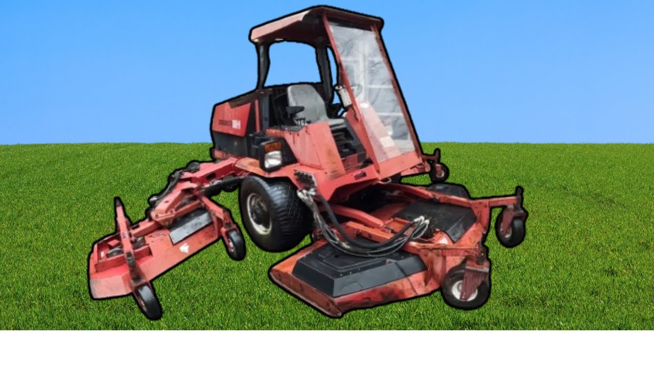 С ШИРИНОЙ КОШЕНИЯ 16 ФУТОВ газонокосилка Toro Groundsmaster 580D — это настоящий ЗВЕРЬ!