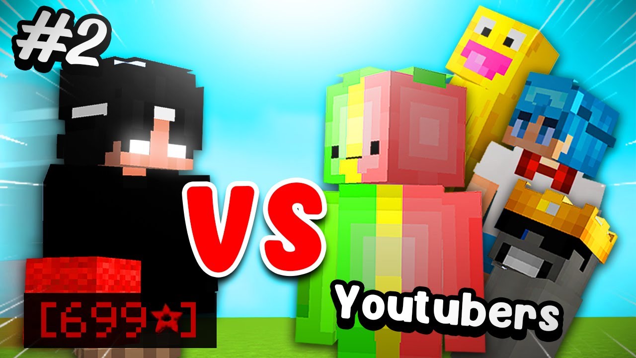 YOUTUBERS vs TRYHARDS en BEDWARS... #2 (ft. @QuesilloFun, @AngelStax, @Backzy)