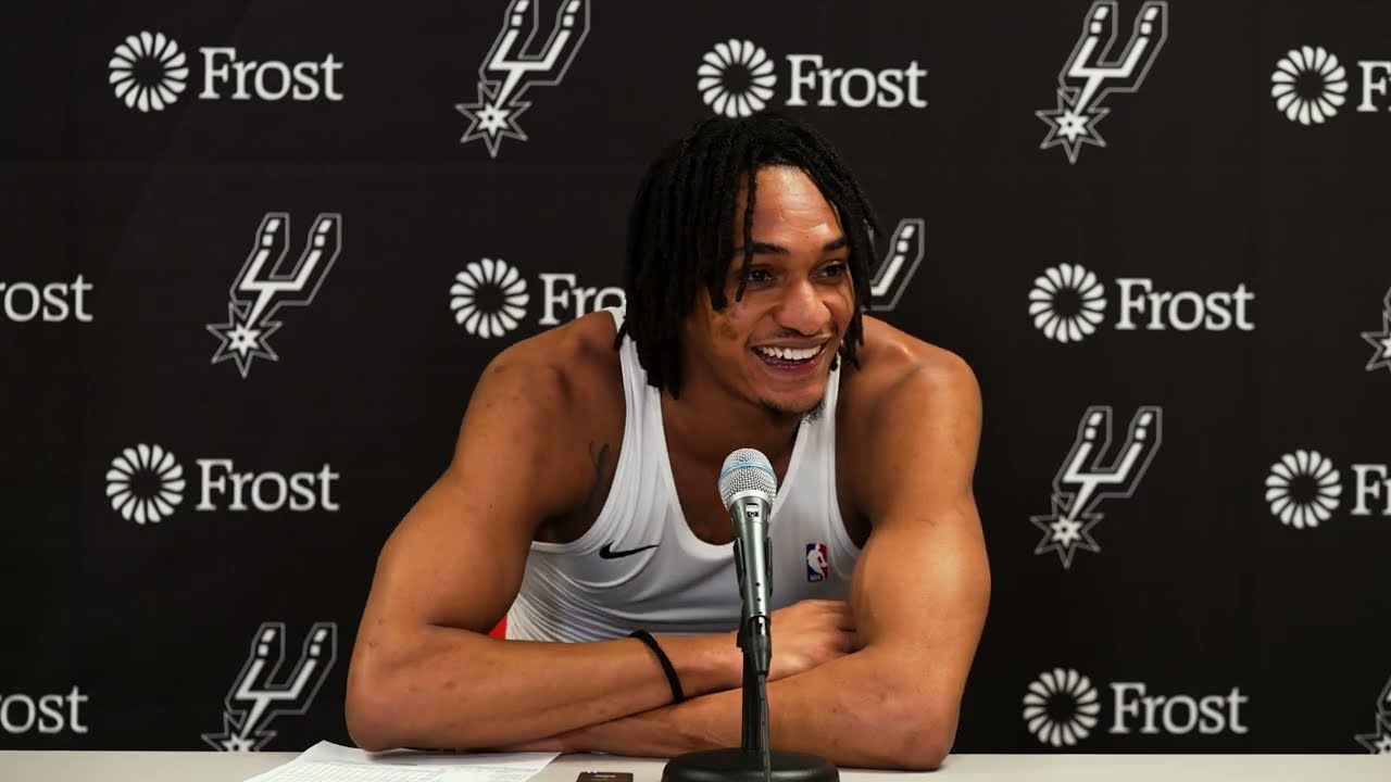 2023-24 San Antonio Spurs Season | Devin Vassell's Post-Game Interview 1.10.2024