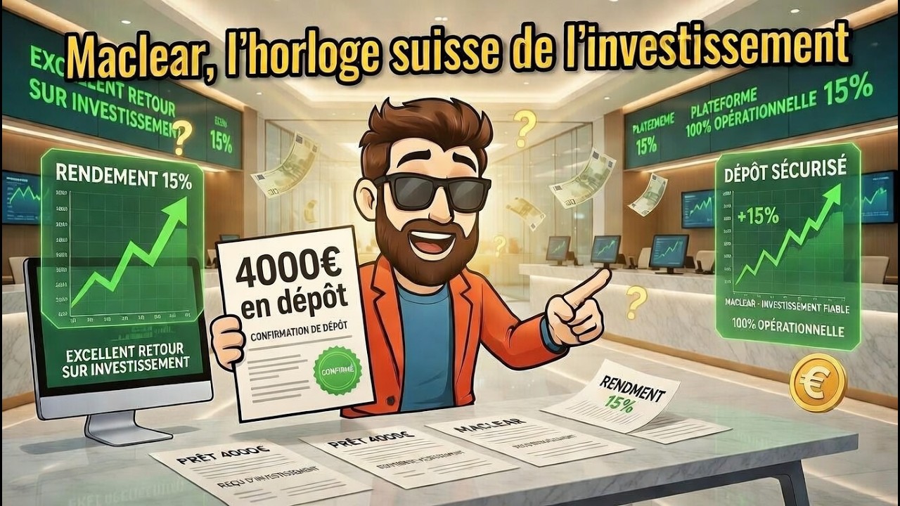 4000 EUROS sur MACLEAR / 8LENDS (15% de rendement moyen)