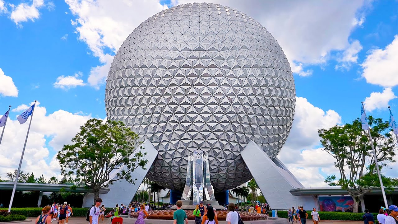 Космический корабль «Земля 2024» — аттракцион EPCOT в Walt Disney World [4K60 POV]