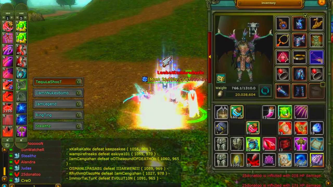 Knight Online Ares CreO Asas Ok&ccedil;u ile vs