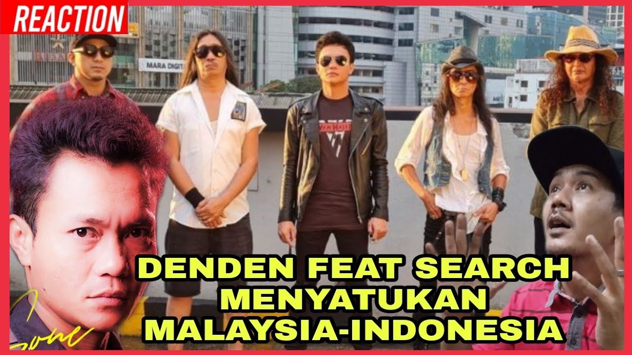 🇮🇩🇲🇾MANTAP‼️DENDEN GONZALES + SEARCH MENYATUKAN MALAYSIA DAN INDONESIA..LAGU PERTAMA BIKIN MERINDING