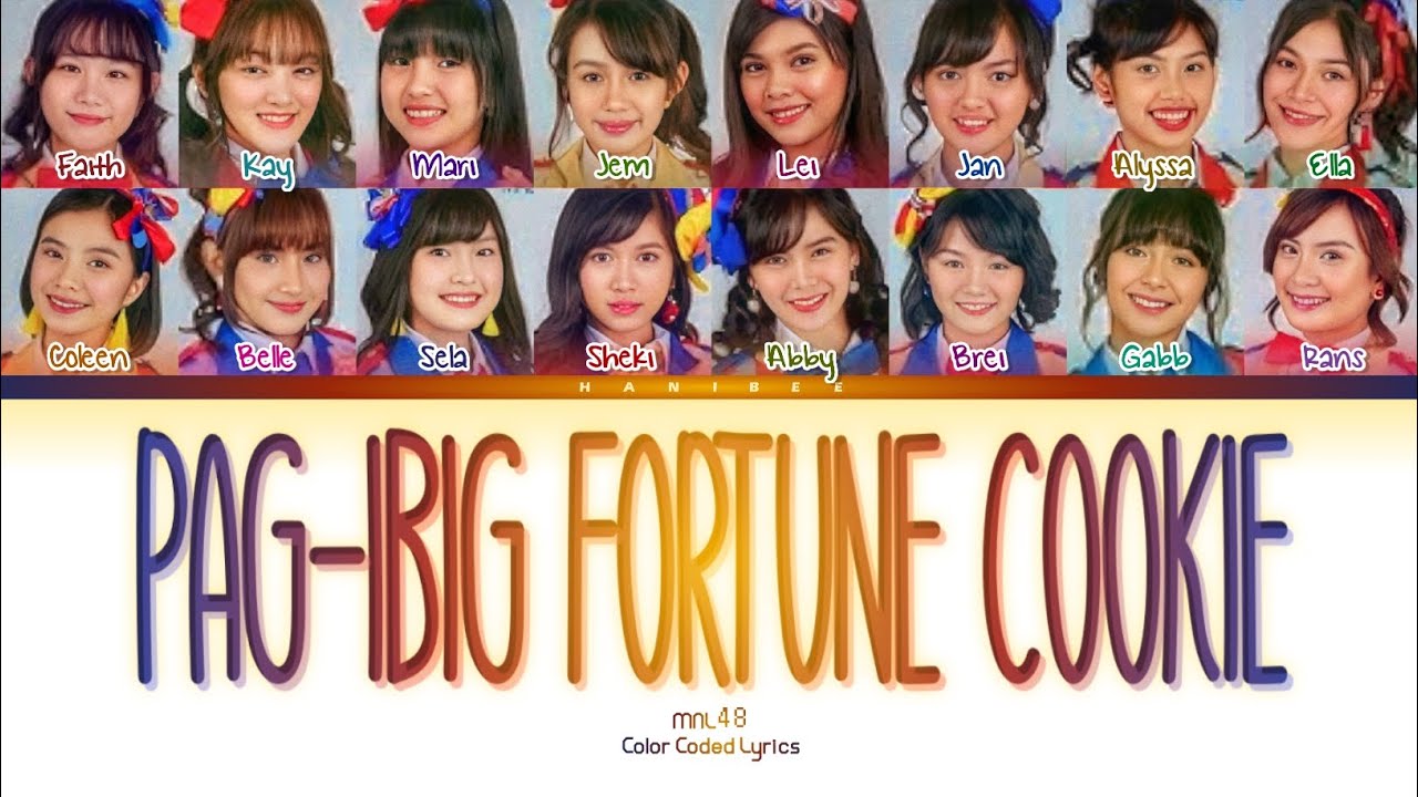 MNL48 Pag-ibig Fortune Cookie Lyrics | Color Coded Lyrics