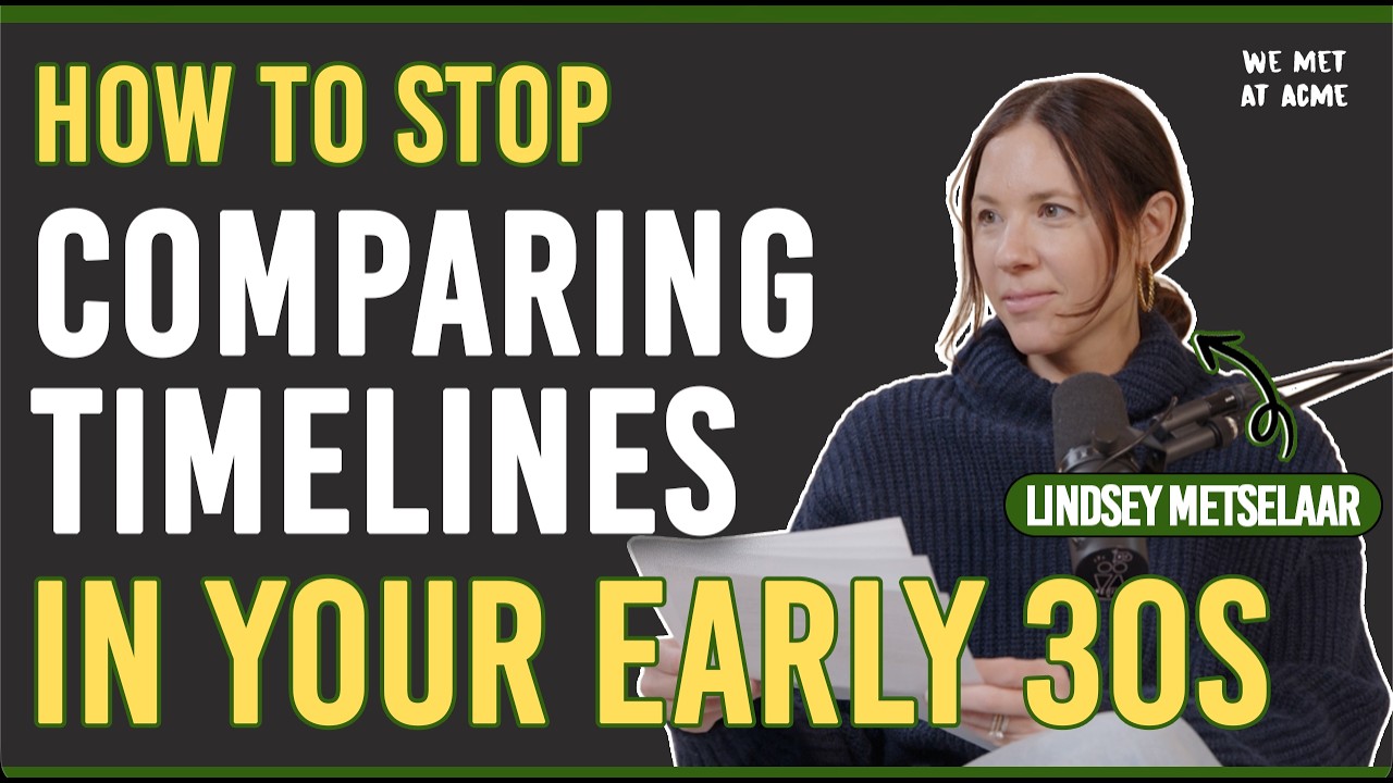 How To Stop Comparing Timelines In Your Early 30s