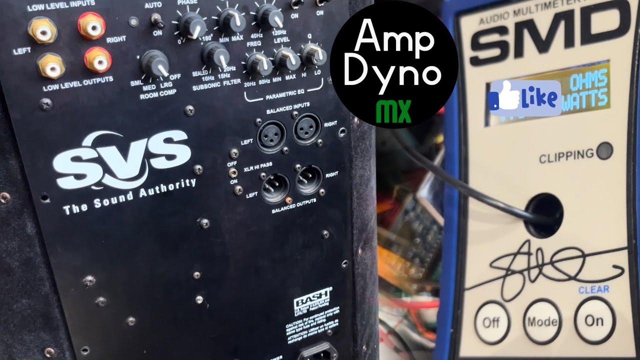 SVS Subwoofer Dyno PC13 - ULTRA | AmpDynoMx #6 (spa)