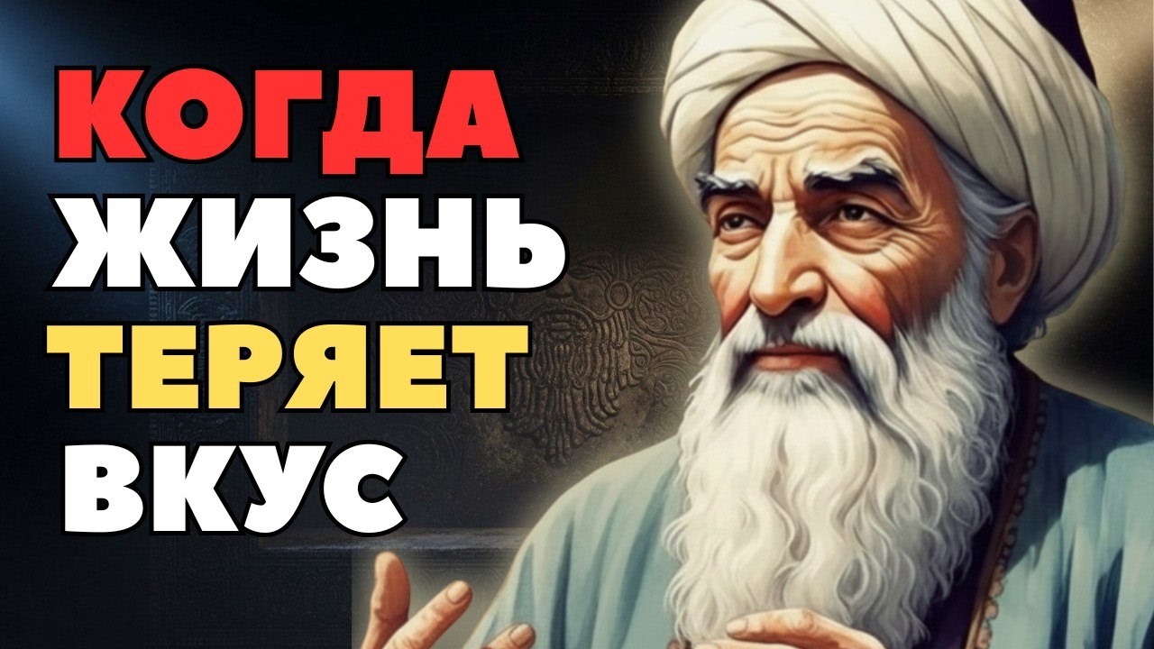 Омар Хайям о потере мотивации и пробуждении души.