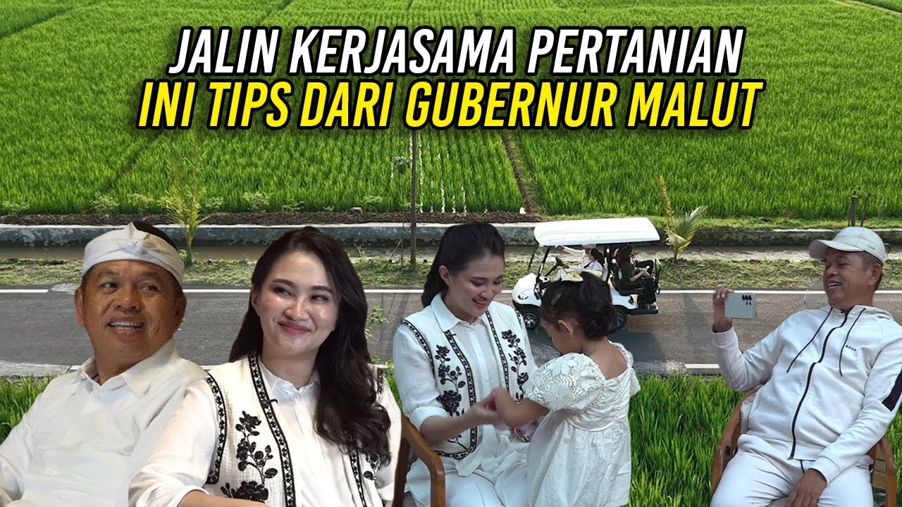 JALIN KERJASAMA PERTANIAN | INI TIPS GUBERNUR MALUT AGAR BADAN TETAP RAMPING DAN AWET MUDA