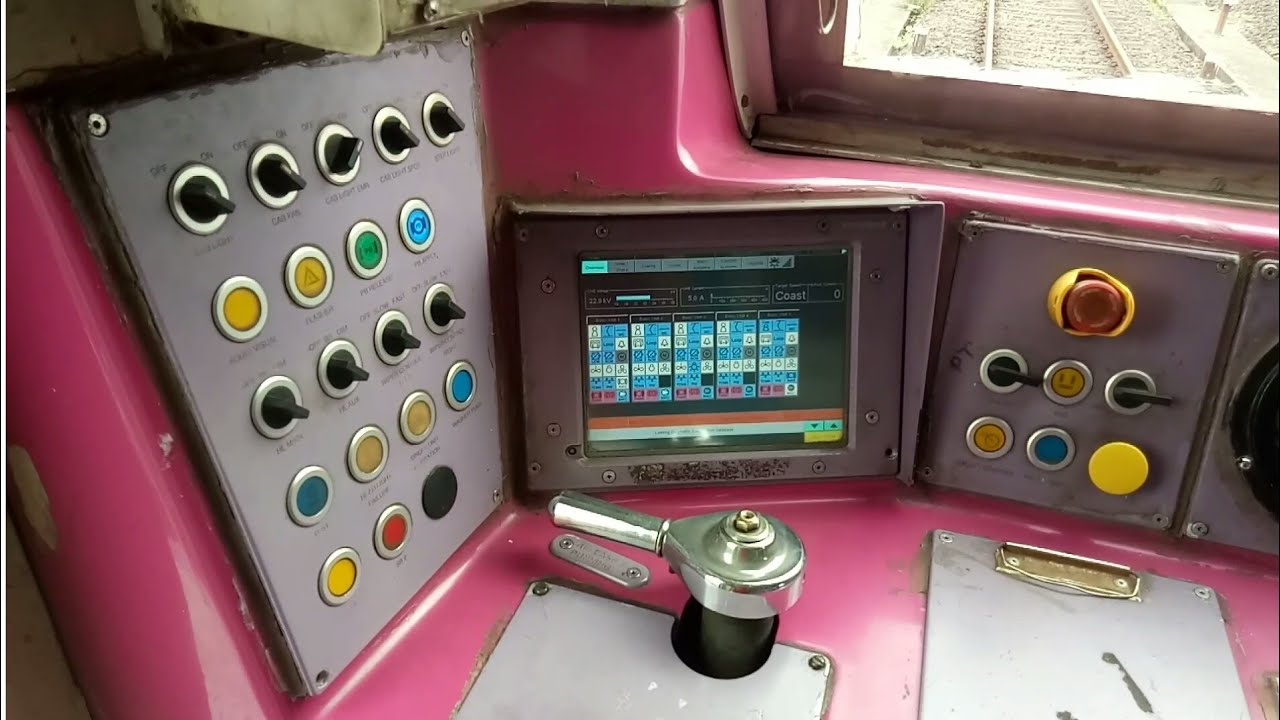 local train driving cab full review // rail_vlog #indian_railways #local_train