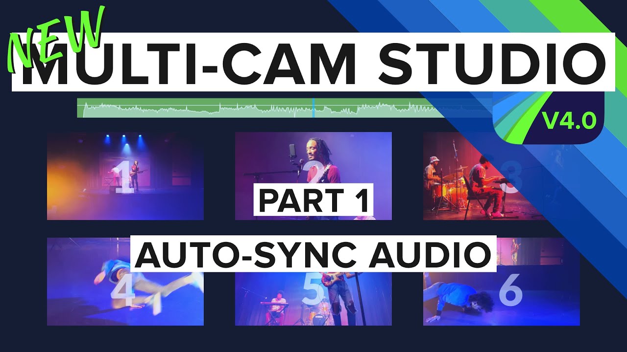 NEW MULTI-CAM STUDIO FOR #lumafusion v4  - PART 1 - AUTO-SYNC External Audio & Video