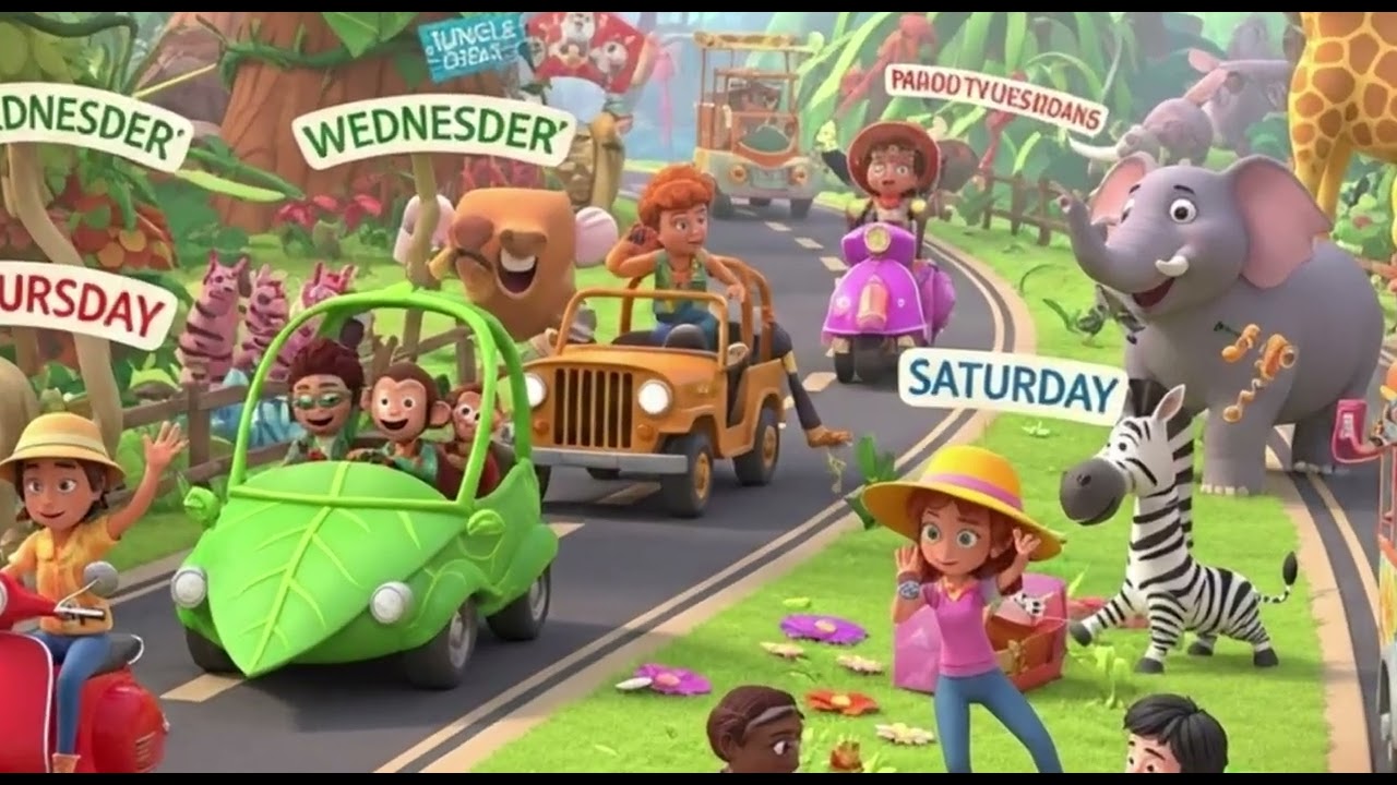 Days of the Week Jungle Beat