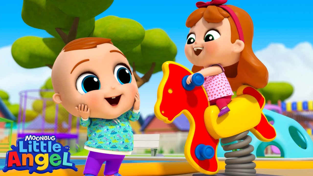 Learning at the Playground! | BABY JOHN™ Playtime Kids Songs & Nursery Rhymes | Little Angel