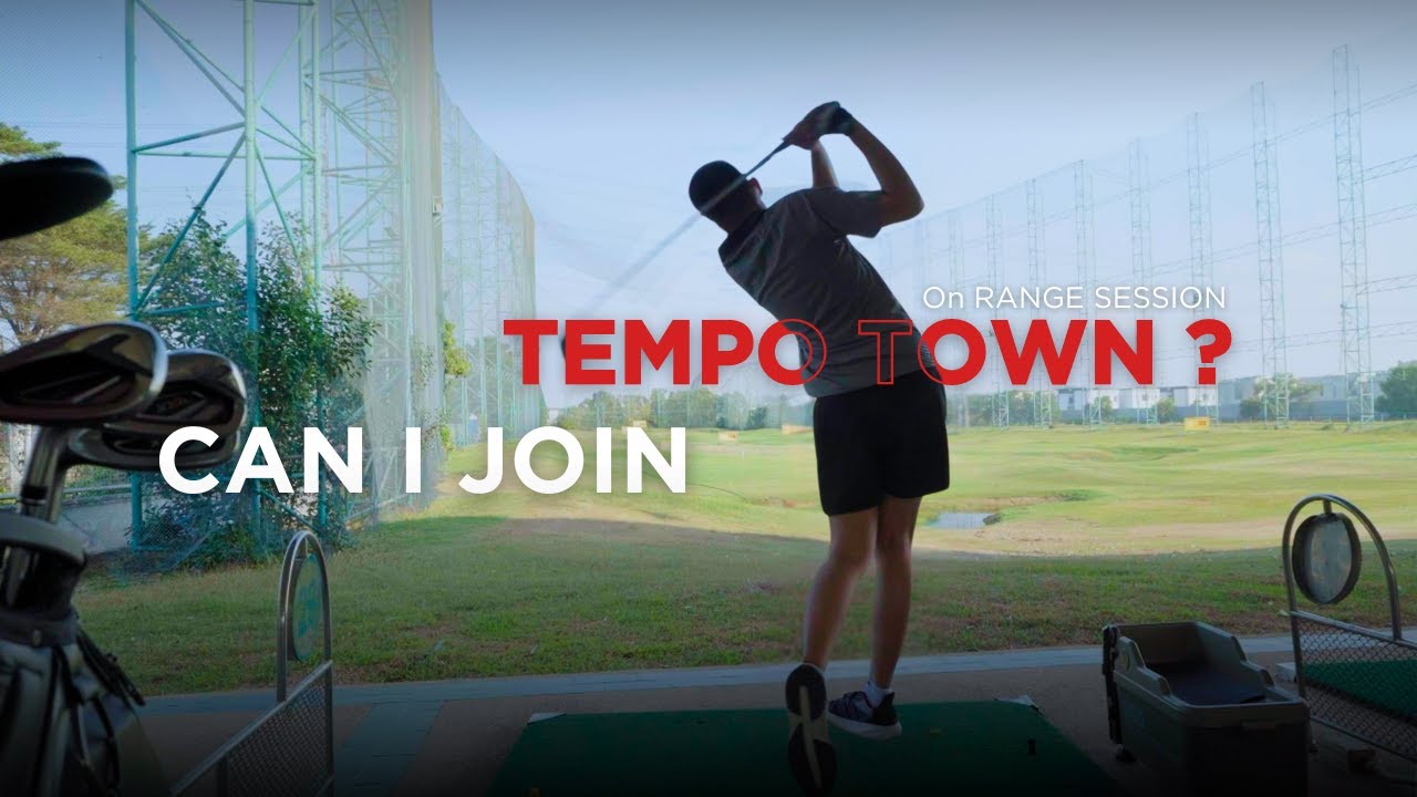 ASMR Driving Range EP.10 | Can i join TEMPO TOWN ?