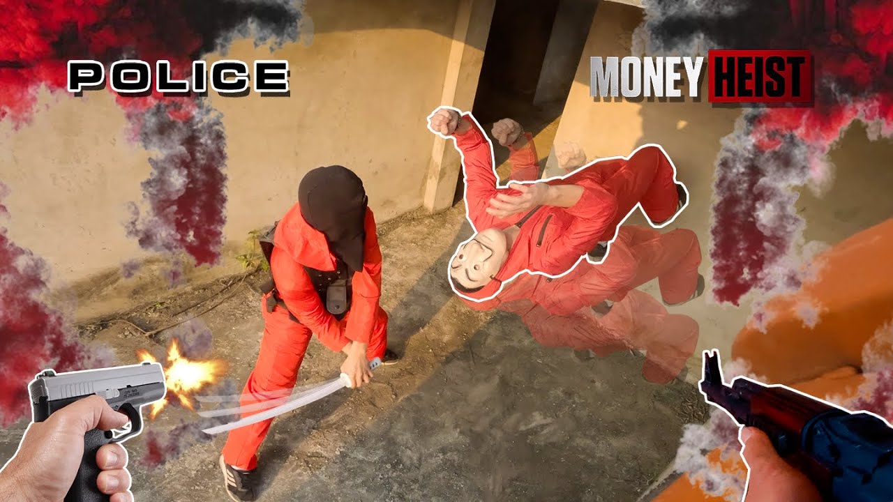 MONEY HEIST Parkour vs POLICE (BELLA CIAO REMIX) 40 || Epic Parkour POV Chase