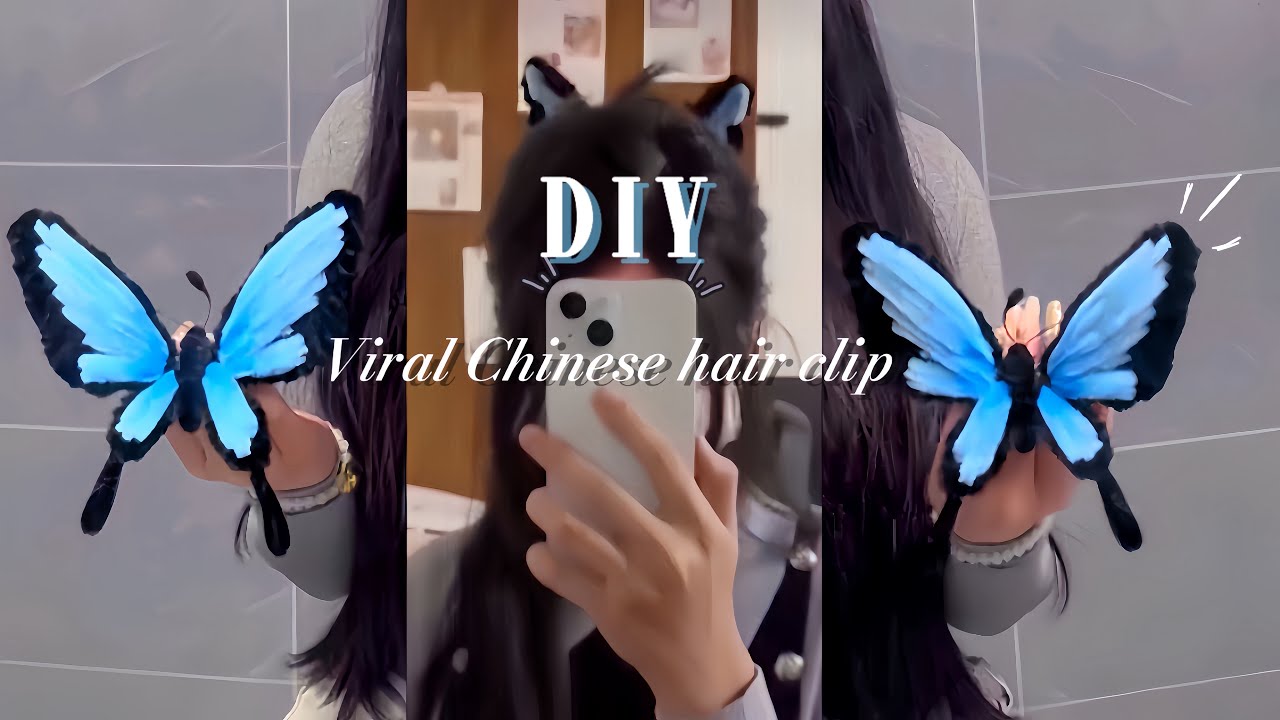 DIY making hair clip with pipe cleaner| Step by Step!