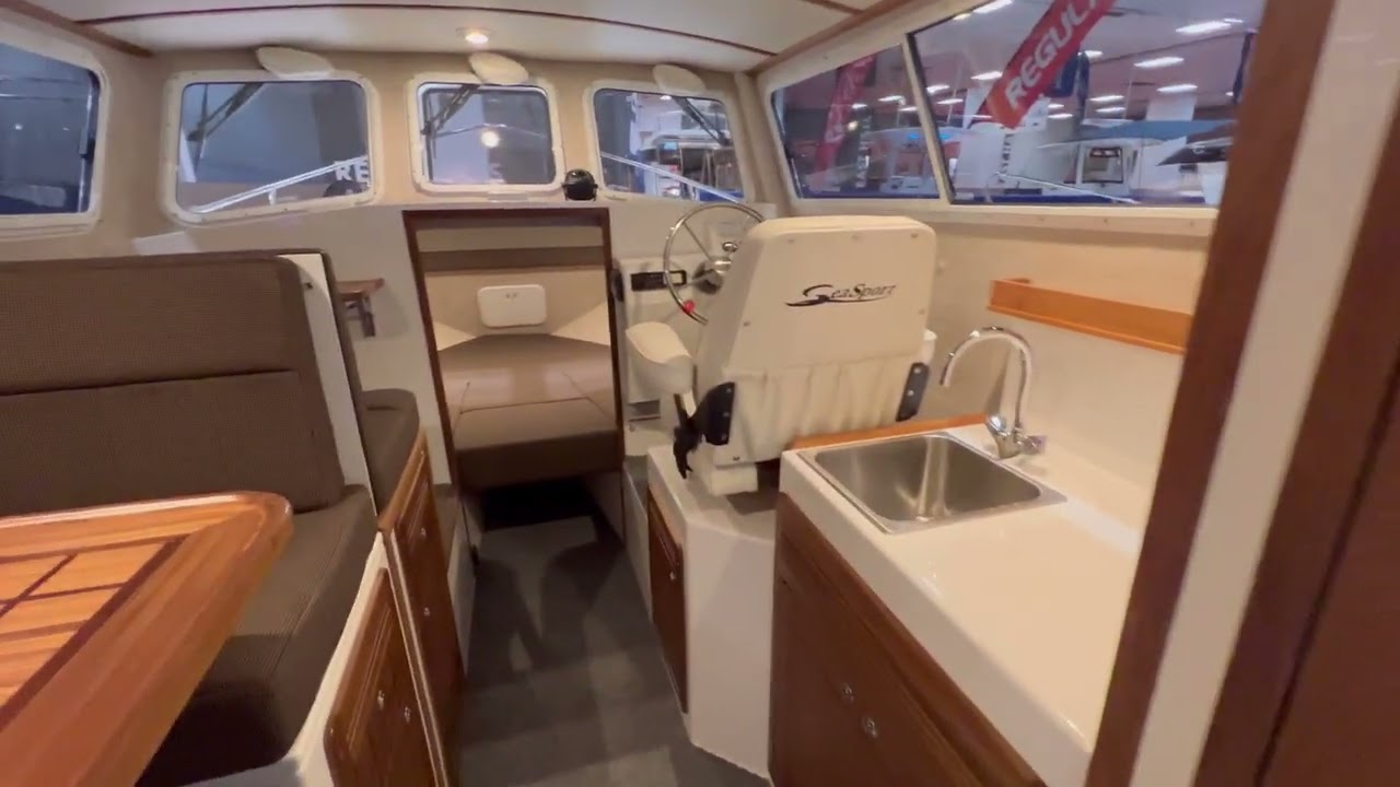 Sea Sport Aleutian 2600 at the 2022 Seattle Boat Show