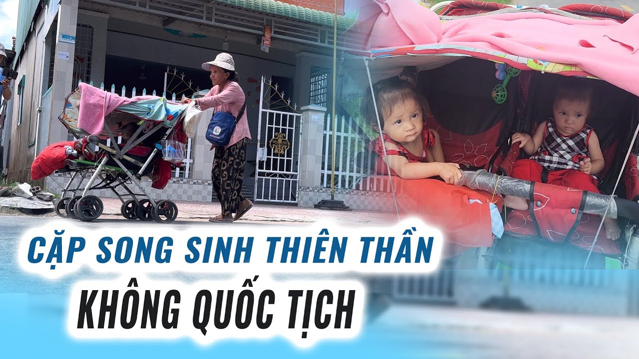 Bất ngờ với cặp song sinh THIÊN THẦN KHÔNG QUỐC TỊCH trên chiếc xe nôi di động của mẹ | Bùi Hồ TV