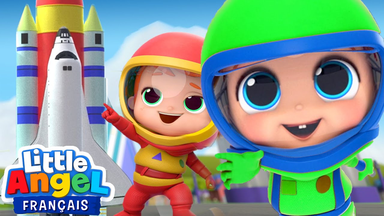 Les Astronautes Partent en Fus&eacute;e - Comptines pour b&eacute;b&eacute; | Little Angel Fran&ccedil;ais