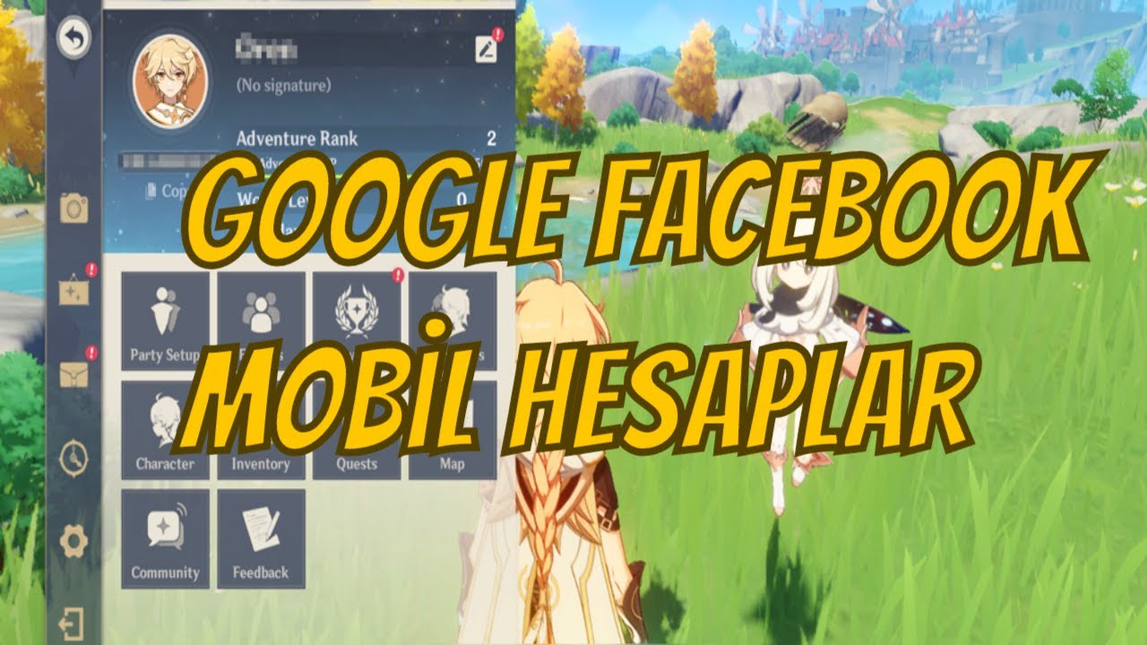 Google Facebook Mobil hesapları Mihoyo Hesabına Bağlamak | Genshin Impact T&uuml;rk&ccedil;e
