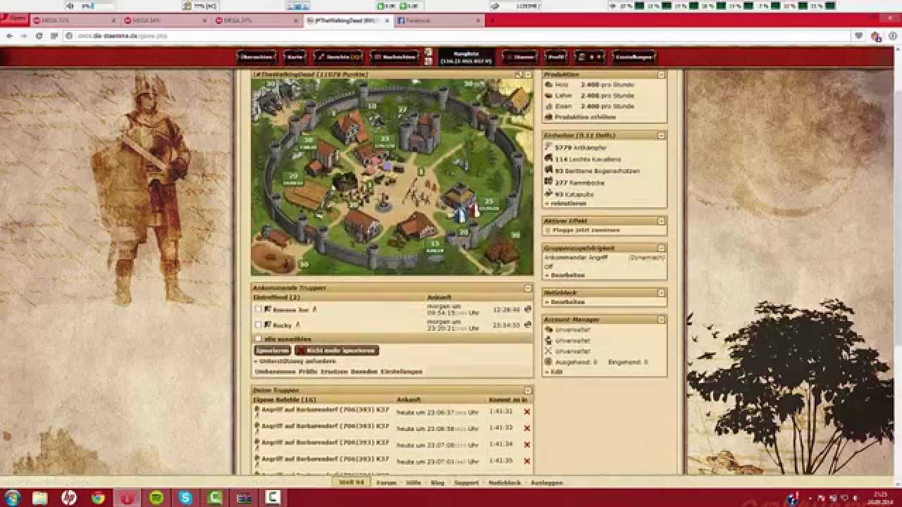 Die Stämme // Richtiges farmen mit dem Farm-assistenten