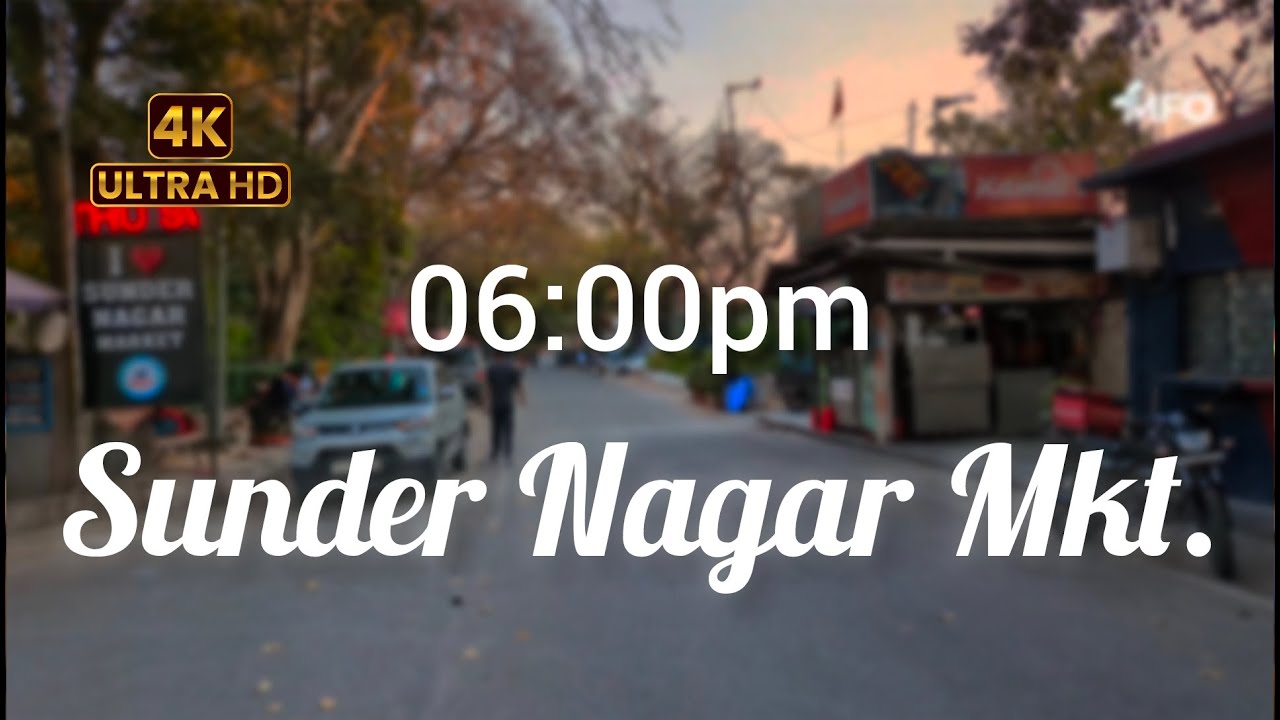 Sunder Nagar Market | Evening Walk #unfiltered #sundernagar