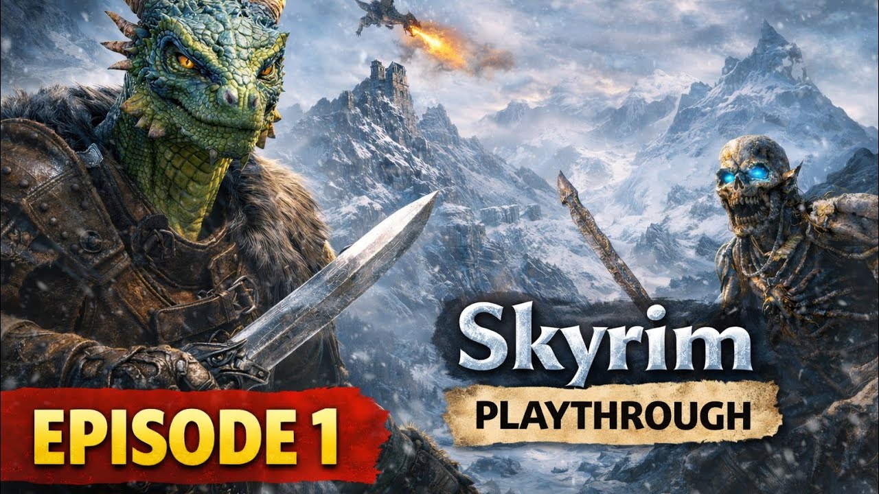 Skyrim let’s play- The journey begins 