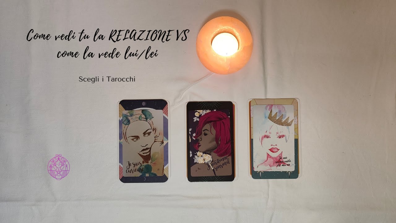 🌈🌹 Come vedi tu la RELAZIONE VS come la vede lui/lei 🔮 Scegli i tarocchi
