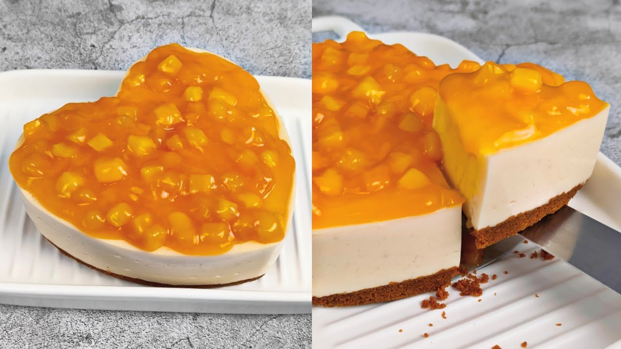 Easy Mango Cheesecake Recipe | Craevings