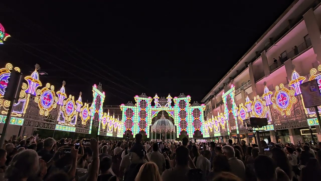 Prima accensione musicale ditta De Cagna - Calimera 28 luglio 2025 festa S. Brizio
