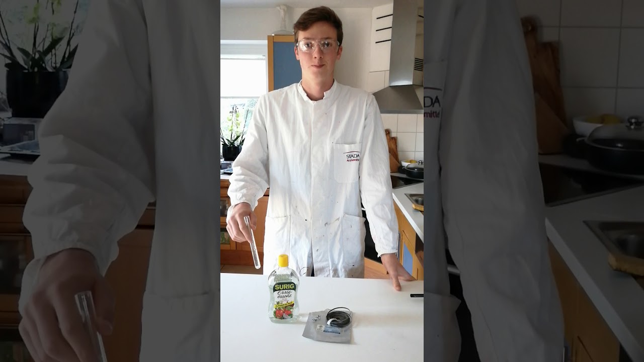 Versuch 3: Magnesium mit Essigs&auml;ure