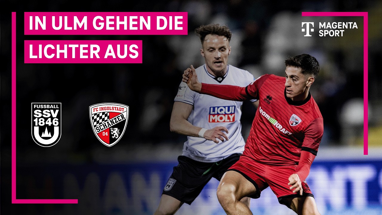 SSV Ulm 1846 - FC Ingolstadt 04, Highlights mit Live-Kommentar | 3. Liga | MAGENTA SPORT