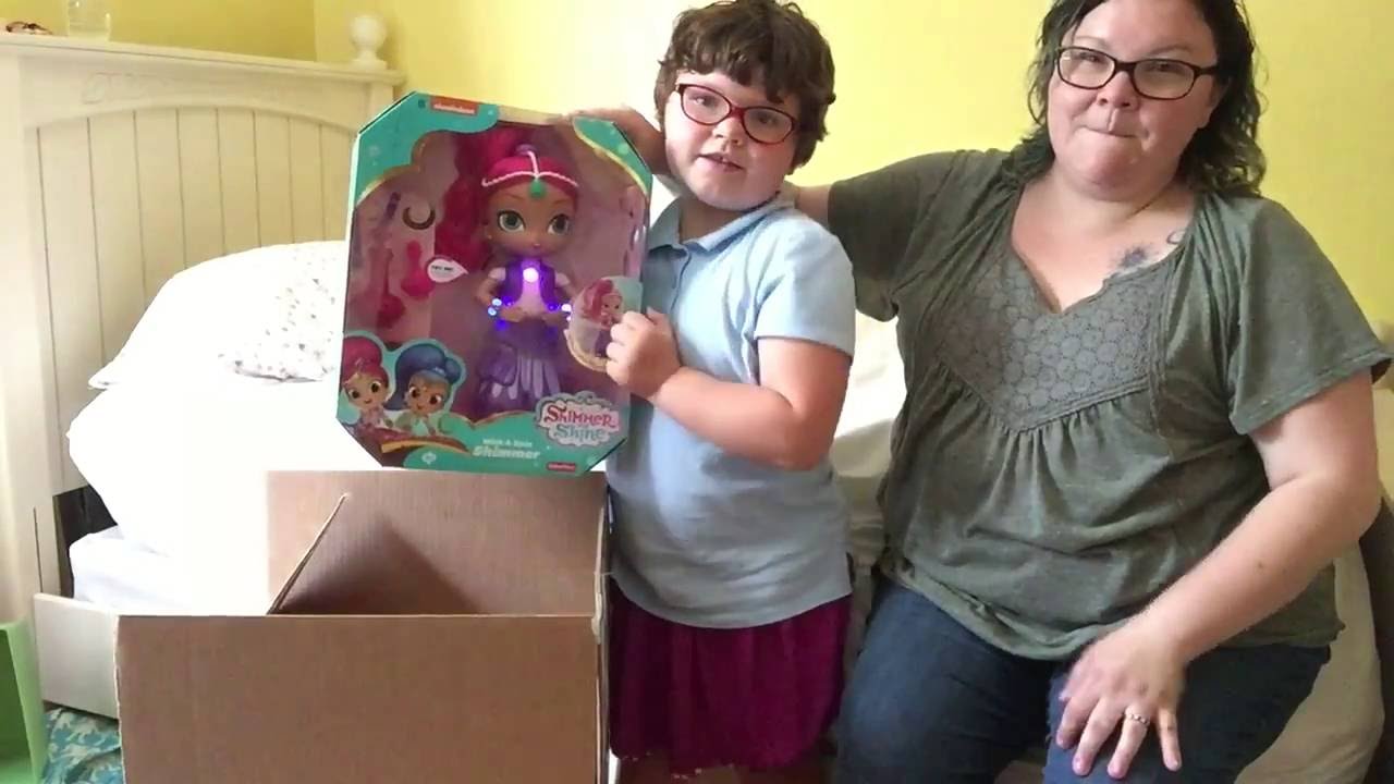 Shimmer and Shine Toys Unboxing Fun - with B-Inspired Mama and SandPandJC