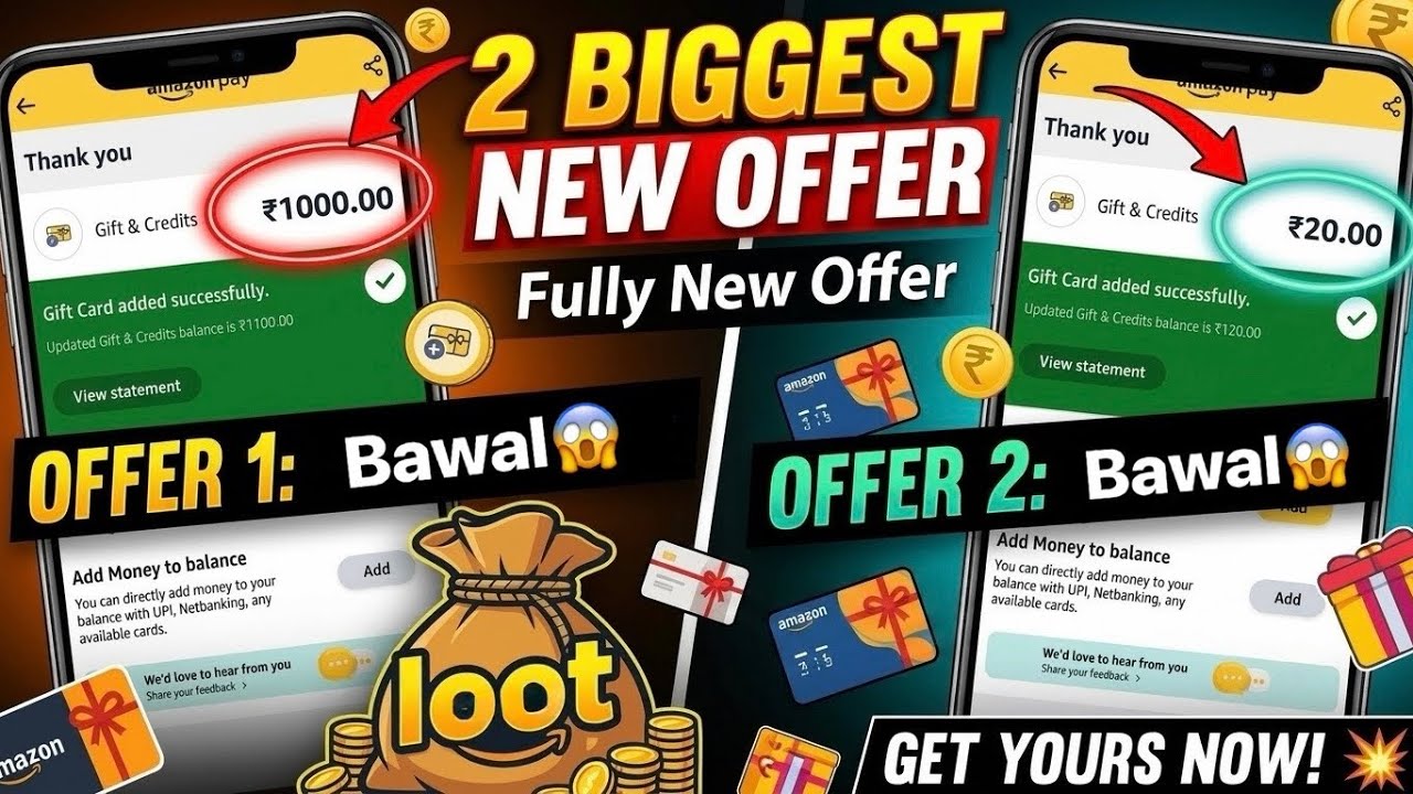 Free Amazon Voucher Offer | Free Amazon Gift Card | Amazon Gift Voucher App 2026 | New Offer