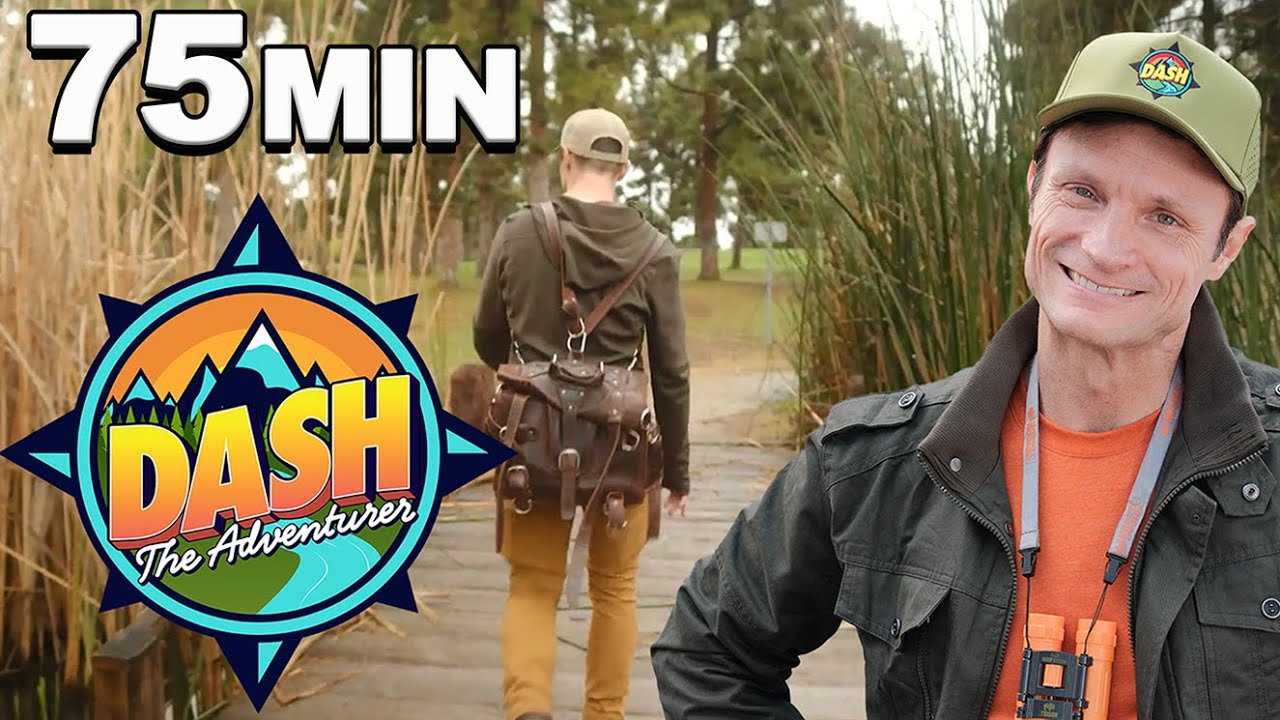 Exploring with DASH The Adventurer | 75 Minute Compilation | Educational Videos for Kids
