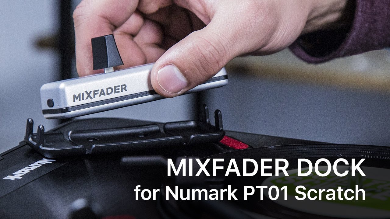Mixfader Dock for Numark PT01 Scratch
