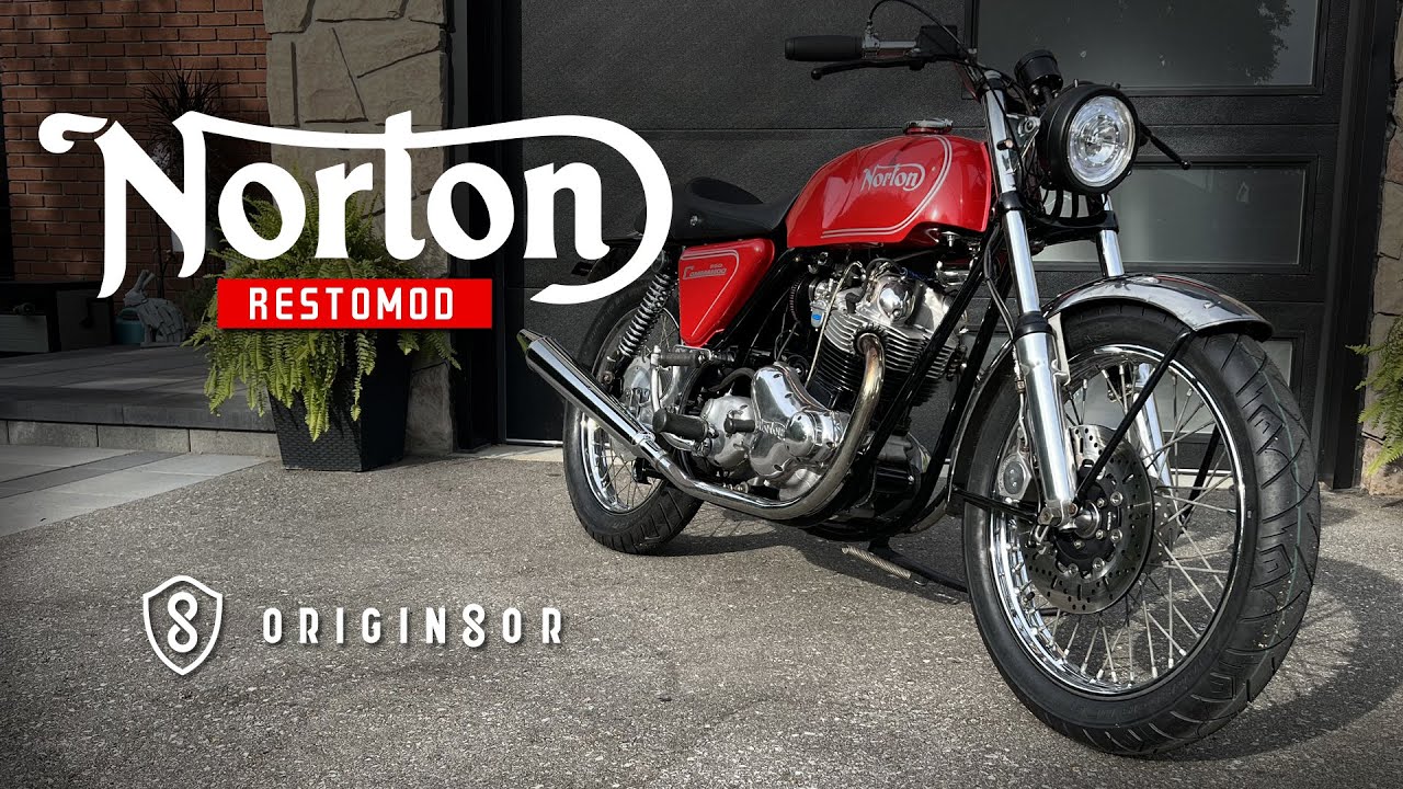 Restomod 1973 Norton Commando 850 Completed build