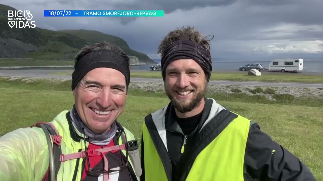 Bicis que cambian vidas 2022 - 84ª Etapa Noruega (Día 2): Lakselv - Repvag
