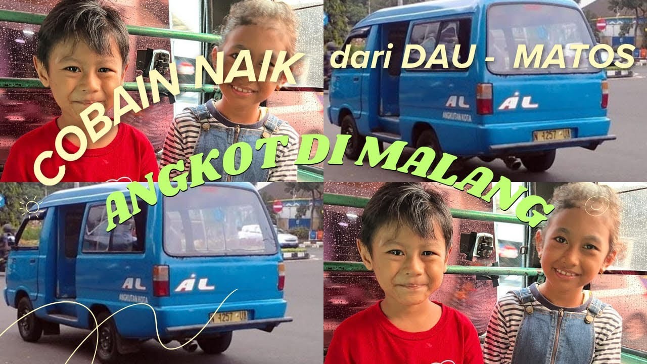 WAH ASNA DAVIN COBAIN NAIK ANGKOT ‼️ RUTE DAU - MATOS #angkutanumum #wisatamalang #transportasi 