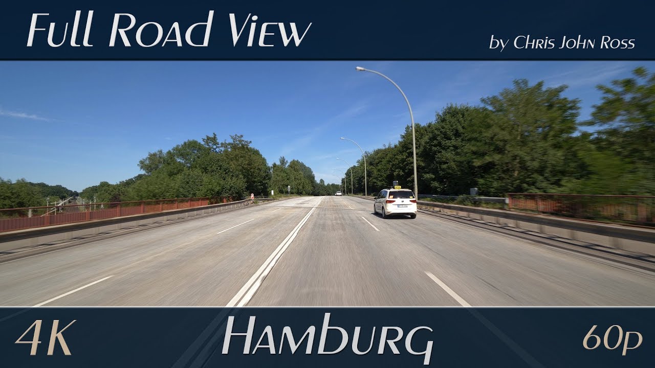 Hamburg-Rahlstedt/Stapelfeld, Germany: Oldenfelder Stieg, H&ouml;ltigbaum, Sieker Landstra&szlig;e - 4K UHD