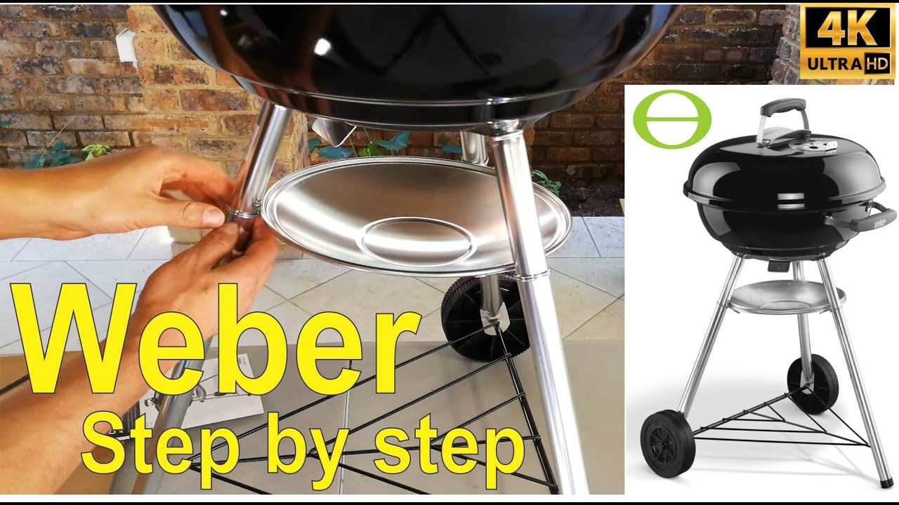 How to assemble a compact Weber kettle braai / barbecue - step by step