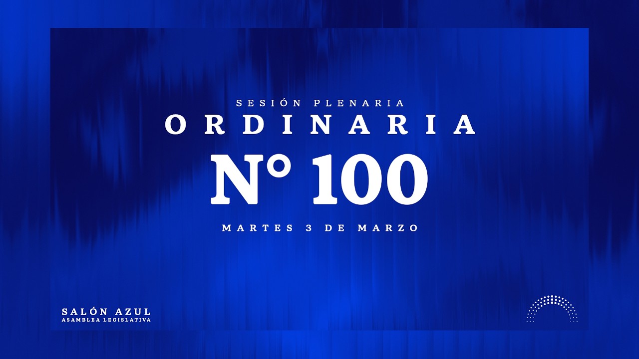 Sesión Plenaria Ordinaria Nº 100