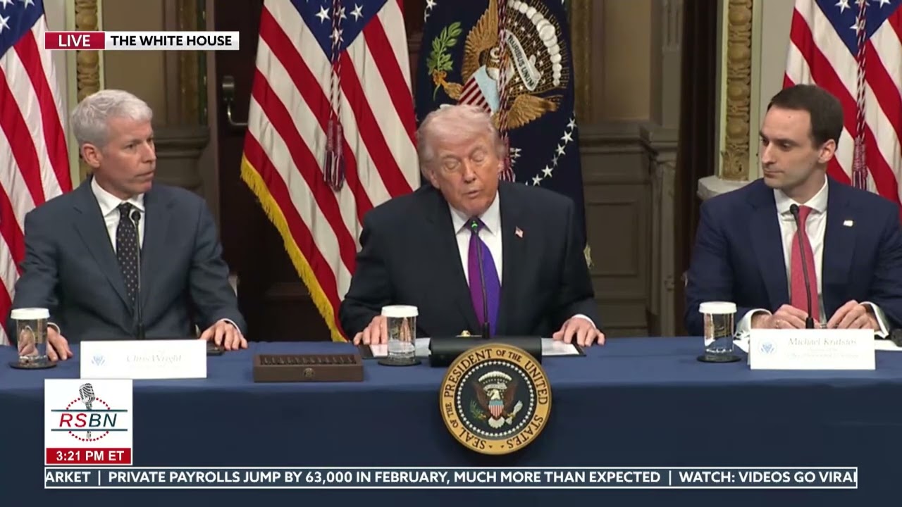WATCH: President Trump Gives Updates on Operation Epic Fury; Announces Reduced Utility Cost - 3/4/26