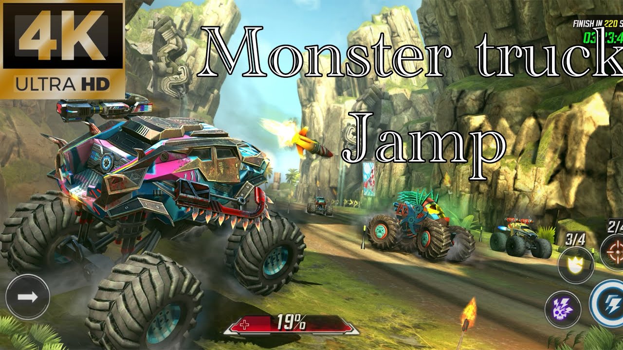 Monster truck jamp 🚜 Monster Truck Stunts on Mega Ramp Race Extreme Racing 3D 2025 | 