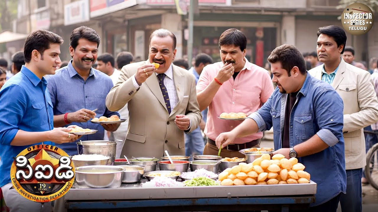 కేసును ఛేదించడానికి బదులుగా, CID రోడ్డుపై పానీ పూరీని తిన్నది. | CID Telugu | New Episode 2025