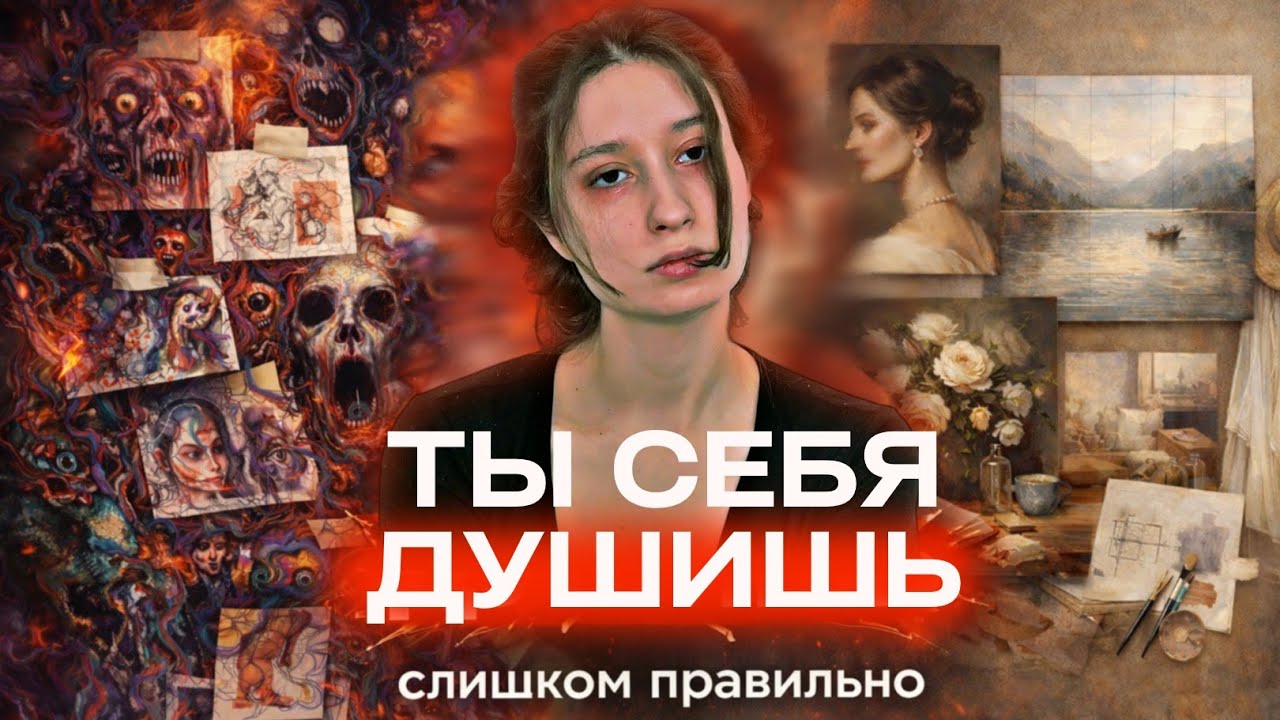 Ты себя душишь: как мы убиваем творчество, стараясь делать 