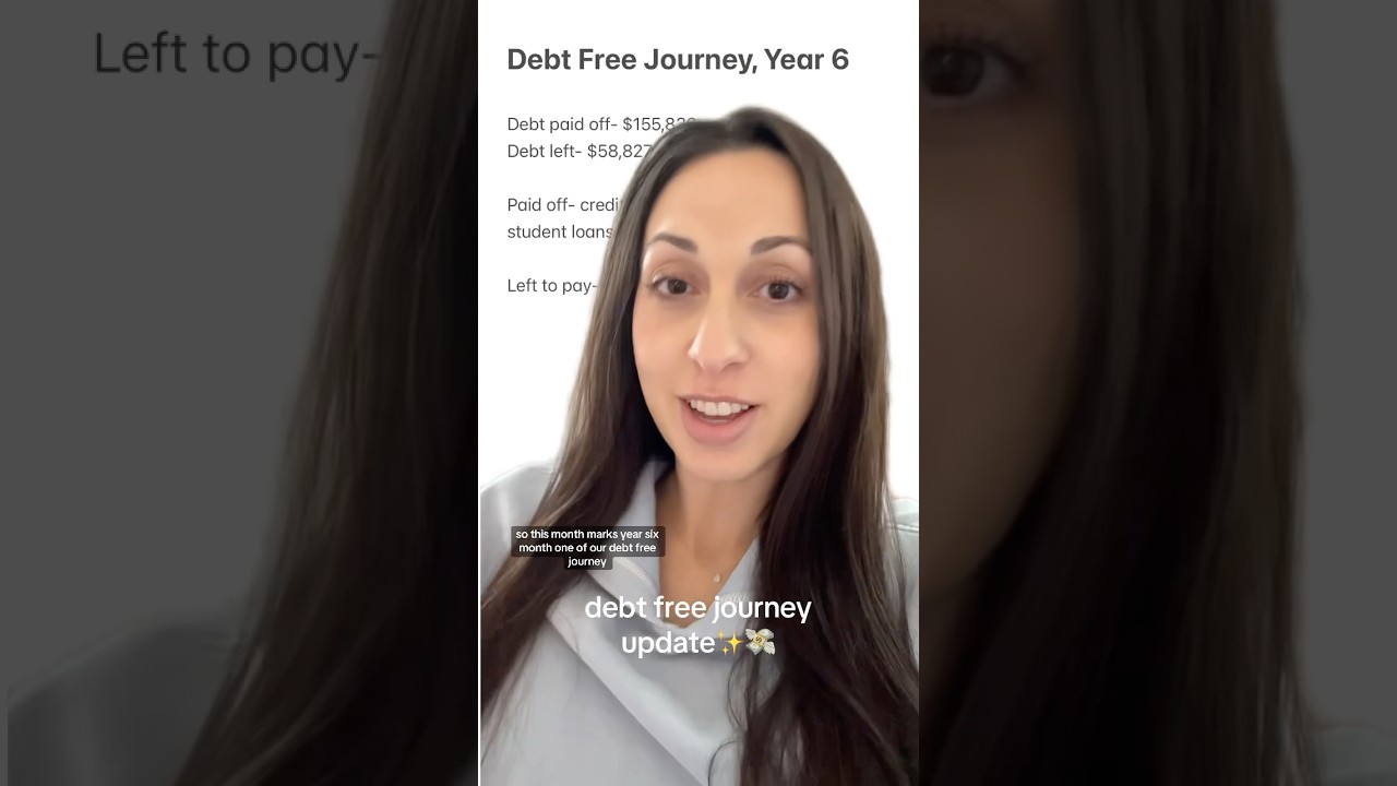 Debt Free Journey, YEAR SIX ✨💸🙌🏼💰🫶🏼#debtfreejourney #debtupdate #debtpayoff #debtfreecomminity