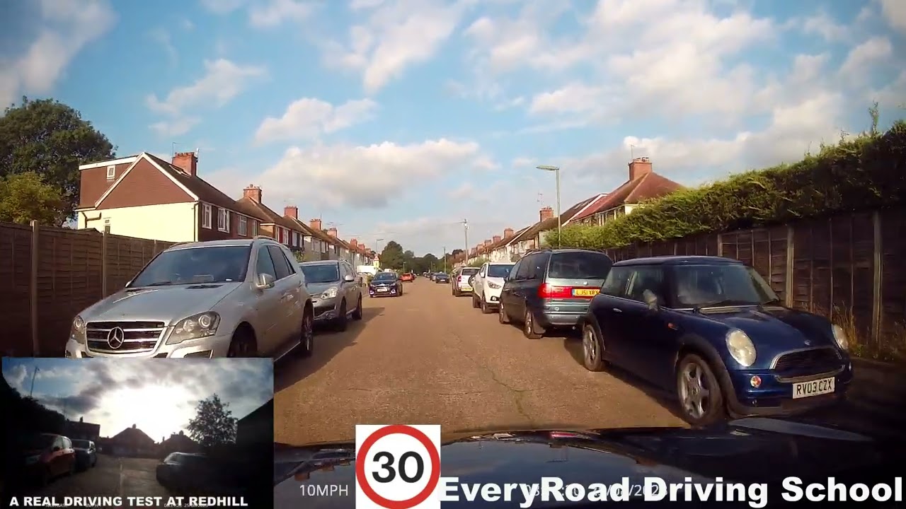 Driving Test Pass In Redhill (Lonesome Lane, Right at bookers junction)